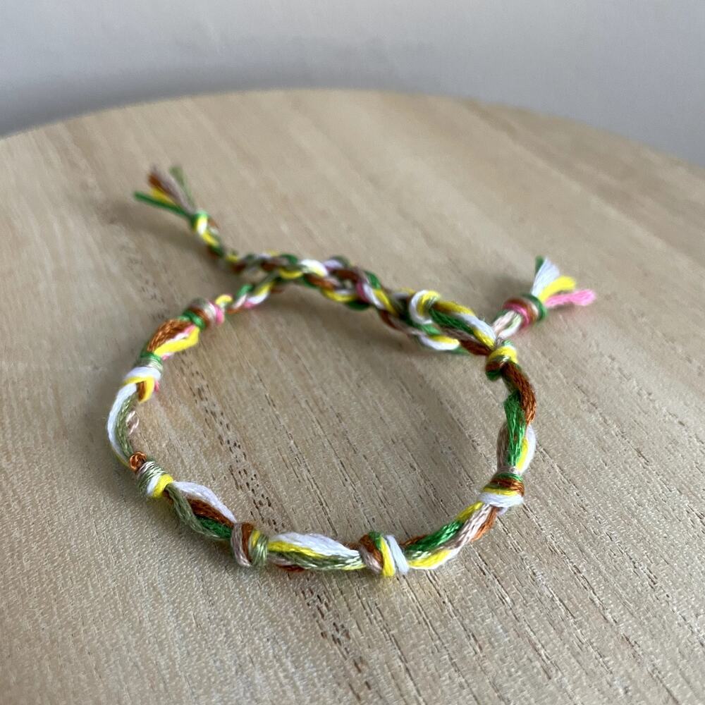 Leocadia Bracelet anklet trendy comfortable tie embroidery thread woven gift
